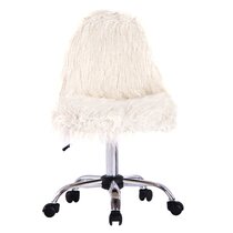 Faux Fur Office Chairs You ll Love Wayfair